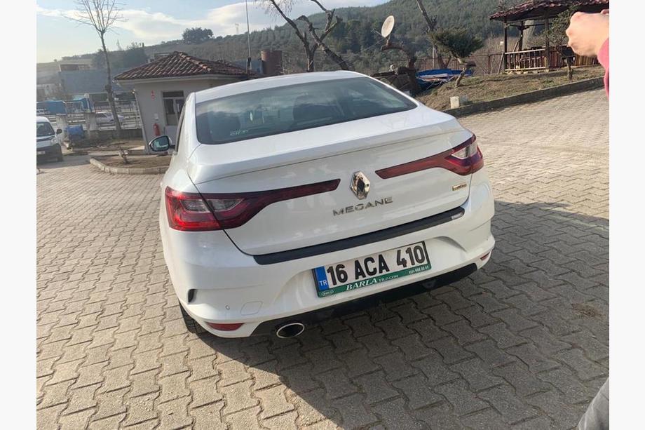 Renault Megane IV 2016–2025 Beskyttelsesliste til bagkofanger EuroCap (Sedan, ABS) Foto 2