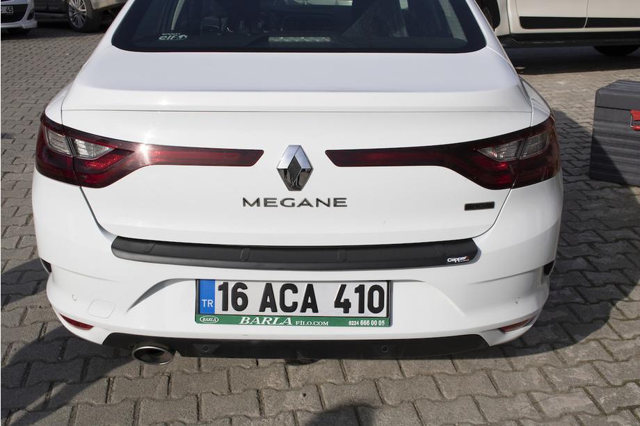 Renault Megane IV 2016–2025 Beskyttelsesliste til bagkofanger EuroCap (Sedan, ABS) Foto 4