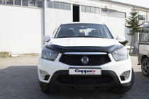 SsangYong Korando 2010–2019 Motorhjelmsdeflektor EuroCap (til Korando Sports) foto 1
