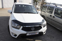 SsangYong Korando 2010–2019 Motorhjelmsdeflektor EuroCap (til Korando Sports) foto 3