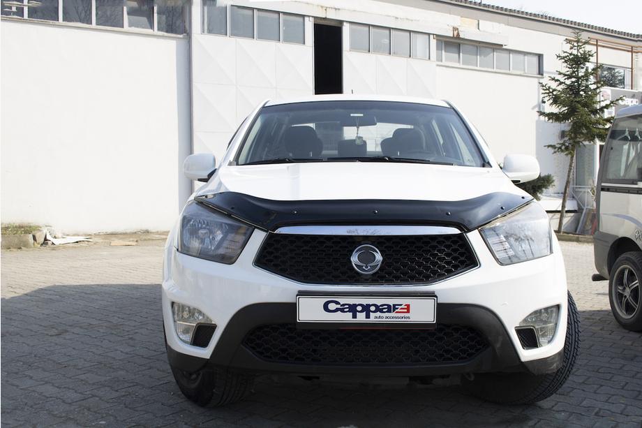 SsangYong Korando 2010–2019 Motorhjelmsdeflektor EuroCap (til Korando Sports) Image