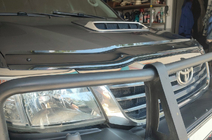 Toyota Hilux 2006–2015 Motorhjelmsdeflektor 2011-2015 (EuroCap) foto 6