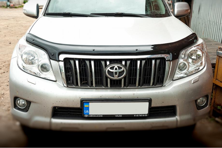 Toyota Land Cruiser Prado 150 2009–2023 Motorhjelmsdeflektor 2009-2013 (EuroCap) Foto 1