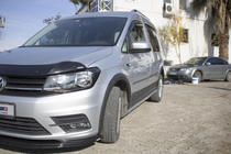 Volkswagen Caddy 2015–2020 Sæt med sidepyntlister og skærmforøgere foto 8