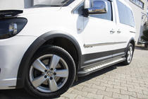 Volkswagen Caddy 2015–2020 Sæt med sidepyntlister og skærmforøgere foto 13