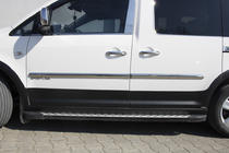 Volkswagen Caddy 2015–2020 Sæt med sidepyntlister og skærmforøgere foto 18