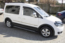 Volkswagen Caddy 2015–2020 Sæt med sidepyntlister og skærmforøgere foto 21