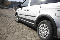 Volkswagen Caddy 2015–2020 Sæt med sidepyntlister og skærmforøgere foto 37