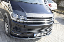 Volkswagen T6 2015–2024 Front læbespoiler, carbon-look 2015-2018 (ABS) foto 13