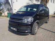 Volkswagen T6 2015–2024 Front læbespoiler, carbon-look 2015-2018 (ABS) foto 4
