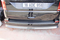 Volkswagen T6 2015–2024 Bageste lip-forlænger i carbon-look (ABS) foto 8