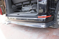 Volkswagen T6 2015–2024 Bageste lip-forlænger i carbon-look (ABS) foto 10