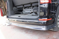 Volkswagen T6 2015–2024 Bageste lip-forlænger i carbon-look (ABS) foto 11
