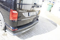 Volkswagen T6 2015–2024 Bageste lip-forlænger i carbon-look (ABS) foto 4