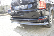 Volkswagen T6 2015–2024 Bageste lip-forlænger i carbon-look (ABS) foto 7