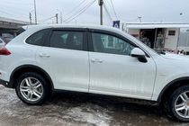 Porsche Cayenne 2010–2017 Vindafvisere med kromliste (4 stk., HIC) foto 6