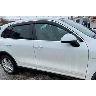 Vindafvisere med kromliste (4 stk., HIC) Porsche Cayenne 2010–2017 foto 2