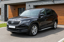 Skoda Kodiaq 2016–2023 Sidetrin New Vision Black (2 stk., aluminium) foto 1