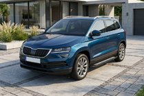 Skoda Karoq 2018– Sidetrin New Vision Black (2 stk., aluminium) foto 1
