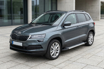 Skoda Karoq 2018– Sidetrin New Vision Grey (2 stk., aluminium) foto 1