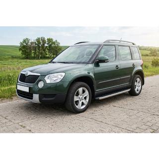 BlackLine sidetrin (2 stk., aluminium) Skoda Yeti 2009–2017 foto 1