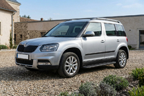 Skoda Yeti 2009–2017 Sidetrin Tayga Black (2 stk., aluminium) foto 1