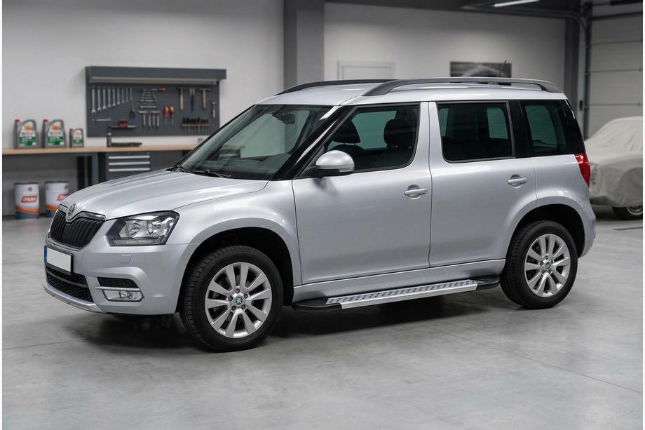 Skoda Yeti 2009–2017 Sidetrin New Vision Grey (2 stk., aluminium) Image