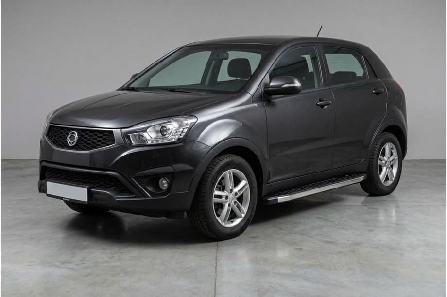 SsangYong Korando 2010–2019 BlackLine sidetrin (2 stk., aluminium) Image