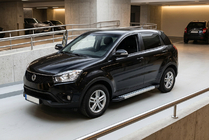SsangYong Korando 2010–2019 Sidetrin New Vision Grey (2 stk., aluminium) foto 1
