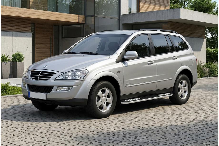 SsangYong Kyron 2005–2014 Sidetrin Tayga V2 (2 stk., aluminium) Image