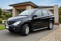 SsangYong Action 2005–2018 BlackLine sidetrin (2 stk., aluminium) foto 1