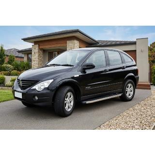BlackLine sidetrin (2 stk., aluminium) SsangYong Action 2005–2018 foto 1