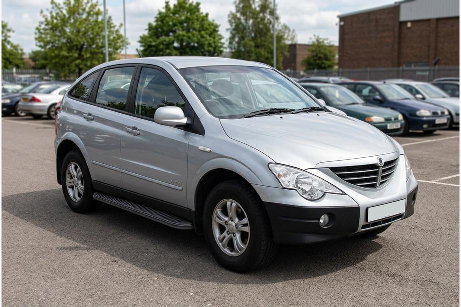 SsangYong Action 2005–2018 Sidetrin Tayga Black (2 stk., aluminium) Image