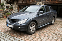 SsangYong Action 2005–2018 Sidetrin New Vision Black (2 stk., aluminium) foto 1