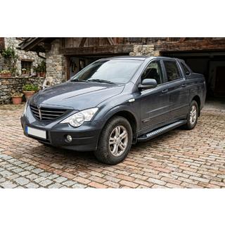 Sidetrin New Vision Black (2 stk., aluminium) SsangYong Action 2005–2018 foto 1