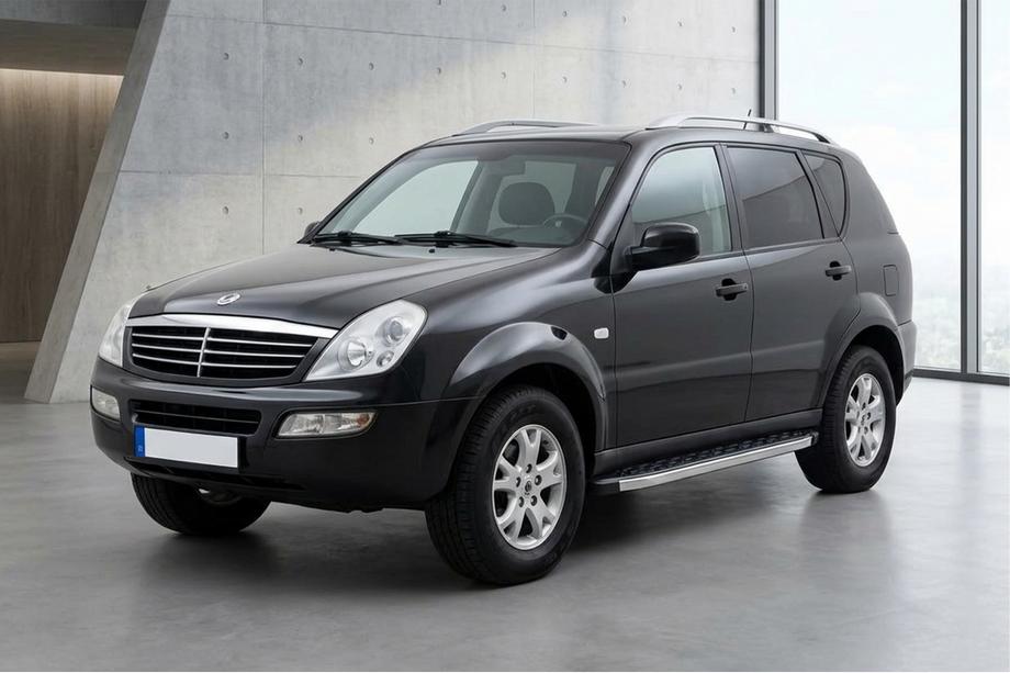 SsangYong Rexton I 2001–2017 BlackLine sidetrin (2 stk., aluminium) Image