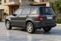 SsangYong Rexton I 2001–2017 Sidetrin Tayga Black (2 stk., aluminium) foto 1