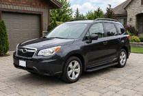 Subaru Forester 2013–2018 Sidetrin Tayga Black (2 stk., aluminium) foto 1