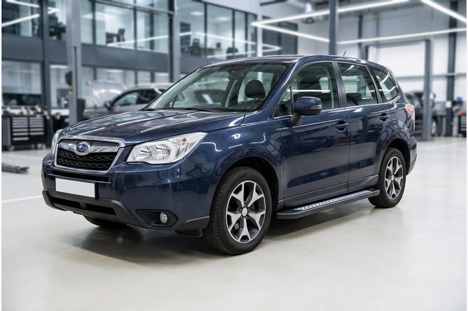 Subaru Forester 2013–2018 Sidetrin New Vision Black (2 stk., aluminium) Image