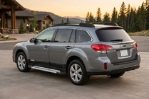 Subaru Outback 2009–2014 Sidetrin New Vision Grey (2 stk., aluminium) foto 1