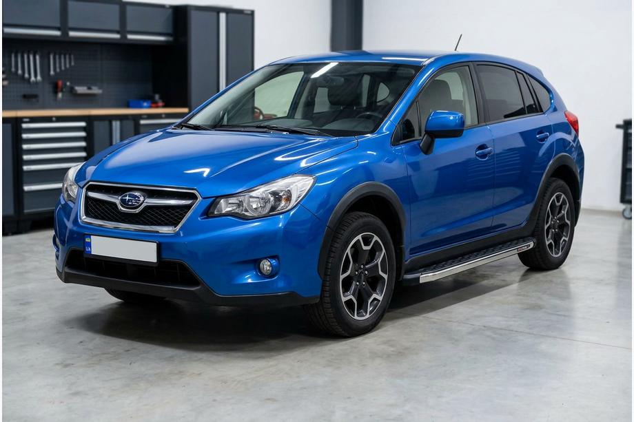 Subaru XV 2011–2017 BlackLine sidetrin (2 stk., aluminium) Image