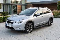 Subaru XV 2011–2017 Sidetrin Tayga Black (2 stk., aluminium) foto 1