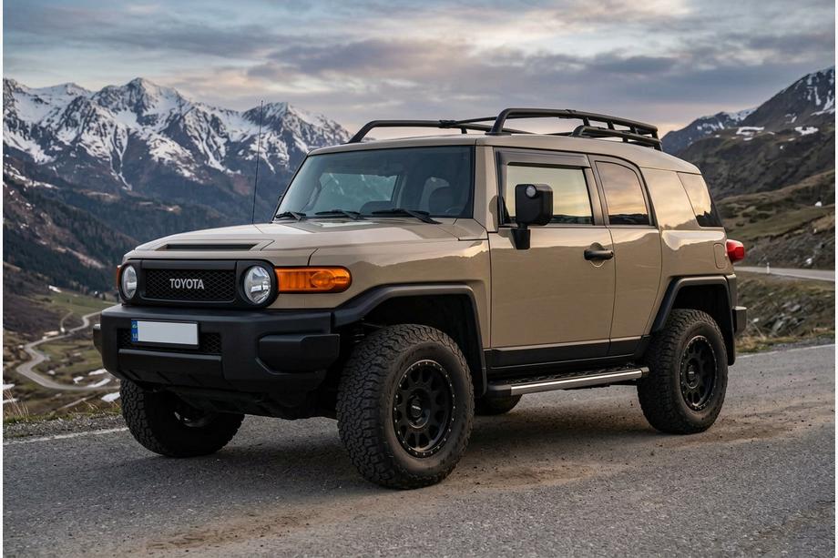 Toyota FJ Cruiser 2006–2022 Sidetrin BlackLine (2 stk., alu) Image