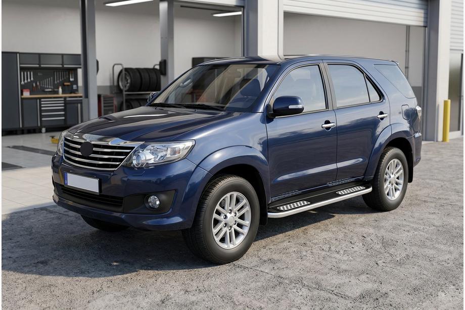 Toyota Fortuner 2006–2015 Sidetrin Tayga V2 (2 stk., alu) Image