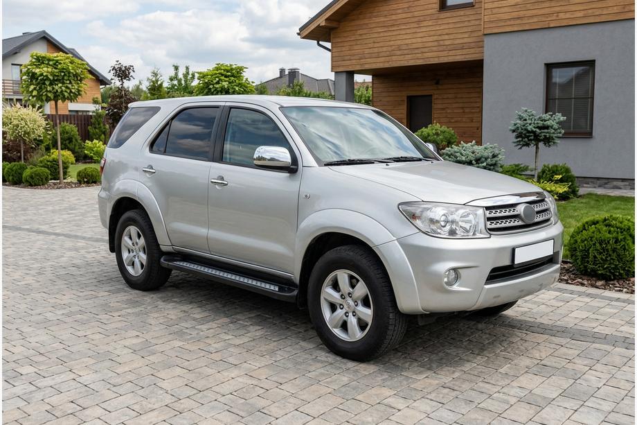 Toyota Fortuner 2006–2015 Sidetrin New Vision Black (2 stk., aluminium) Foto 1