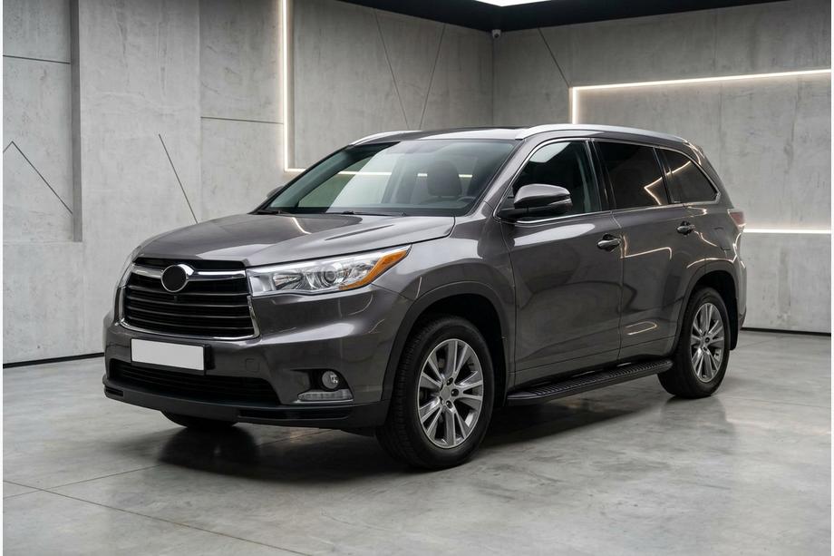 Toyota Highlander 2013–2019 Sidetrin Tayga Black (2 stk., aluminium) Image