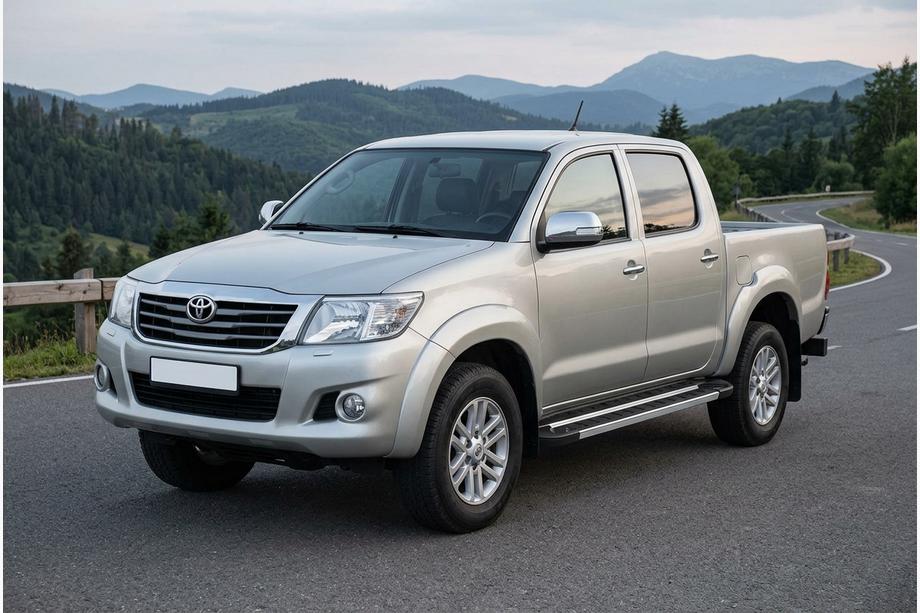 Toyota Hilux 2006–2015 RedLine V1 sidetrin (2 stk., aluminium) Image