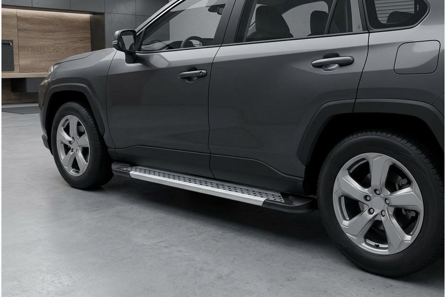 Toyota Rav 4 2019–2025 Sidetrin New Vision Grey (2 stk., aluminium) Image