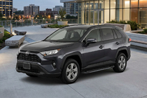 Toyota Rav 4 2019–2025 Sidetrin RedLine Black (2 stk., aluminium) foto 1
