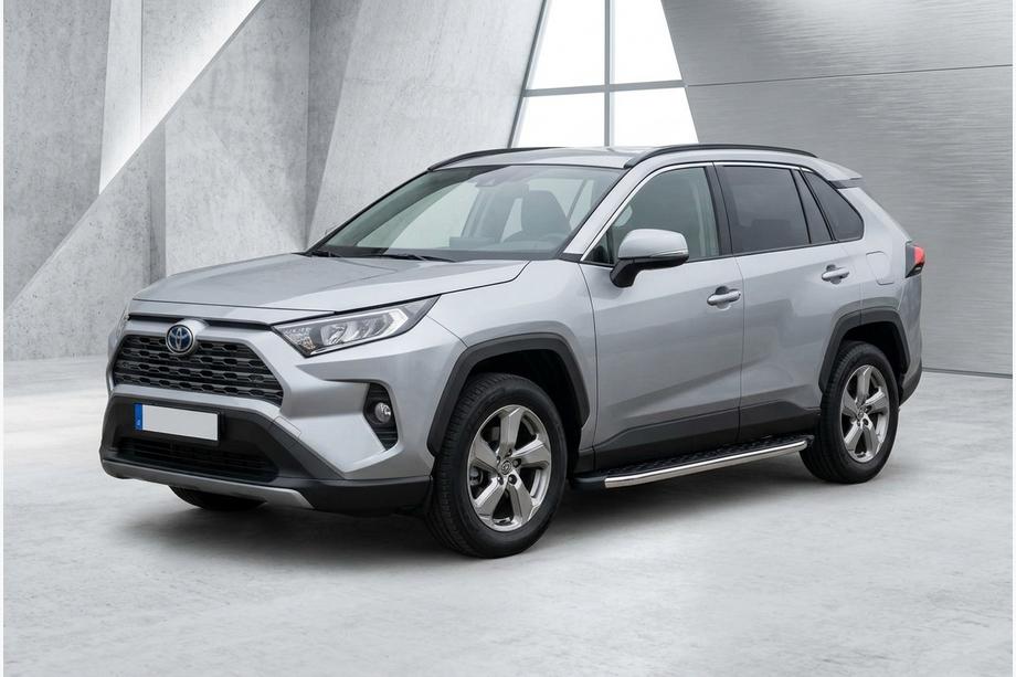 Toyota Rav 4 2019–2025 BlackLine sidetrin (2 stk., aluminium) Image